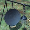 thumbnail image 3 of 35cm Thick Cast Iron Frying Pan Flat Pancake Griddle Non-stick Bbq Grill Induction Cooker Open Cook, 3 of 5