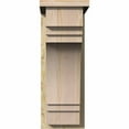 thumbnail image 2 of 8"W x 14"D x 22"H Pescadero Rough Sawn Corbel w/Backplate, Douglas Fir, 2 of 9