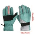 thumbnail image 6 of Sunshinehomely Kids Snow Ski Gloves Waterproof Windproof Skiing Gloves for Kids Green Winter Gloves Warm Mittens for Boys and Girls Ages 5-9, 6 of 6