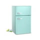 thumbnail image 3 of 3.2 Cu.Ft Mini Fridge With Freezer, Double Door Compact Refrigerator, Retro Mini Refrigerator For Dorm, Office, Bar, RV, Bedroom(Green), 3 of 4