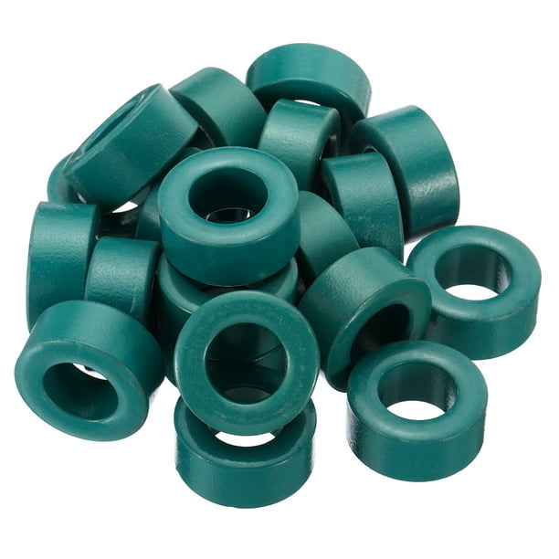 Uxcell Ferrite Toroid Core, Toroid Core 1.1"ODx0.6"IDx0.5"H Ferrite