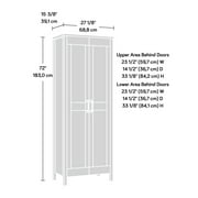 Sauder Two-Door Storage Cabinet, Spring Maple Finish