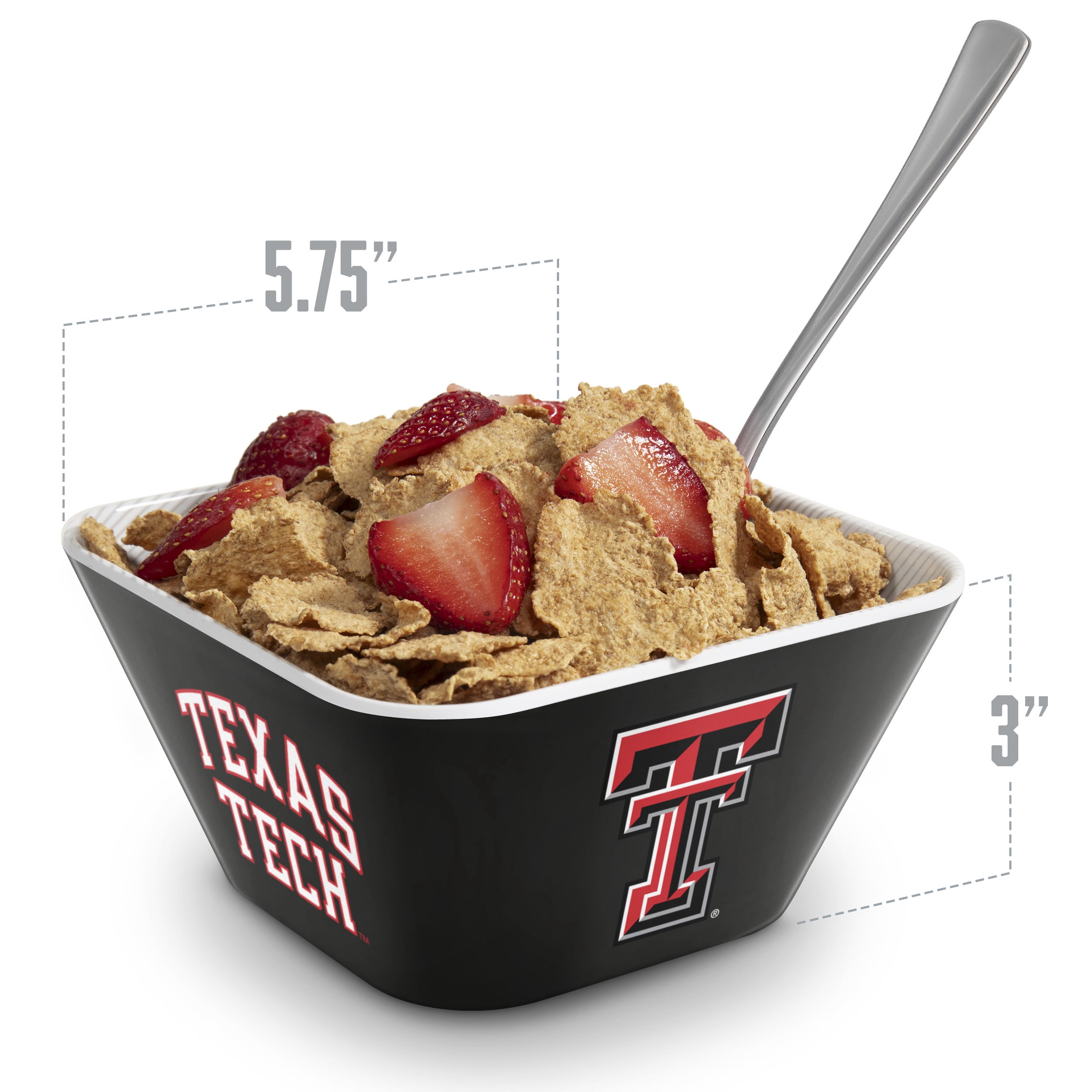YouTheFan NCAA Texas Tech Red Raiders Small Snack Bowl