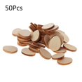 thumbnail image 4 of 30mm 50 Uds. De discos de madera con forma de huevo, adornos de madera cortados con láser, huecos, 4 of 5