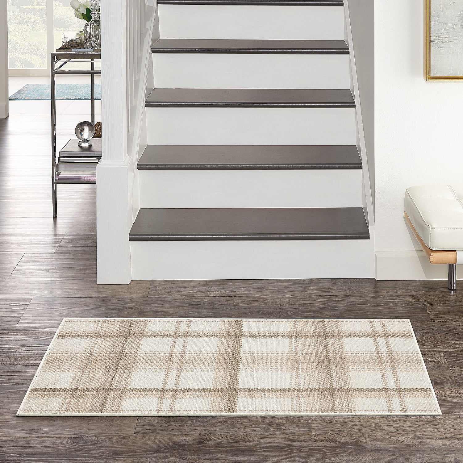 Nourison Grafix Rustic Ivory Beige 2' x 4' Area Rug (2x4)