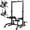 Type A, variant on FLYBIRD Squat Rack with Pull-Up Bar,Power Rack 950lbs Capacity, 6/7Ft Bar Width Adjustable Half Rack with Landmine Attachment & 22 Adjustable Heights