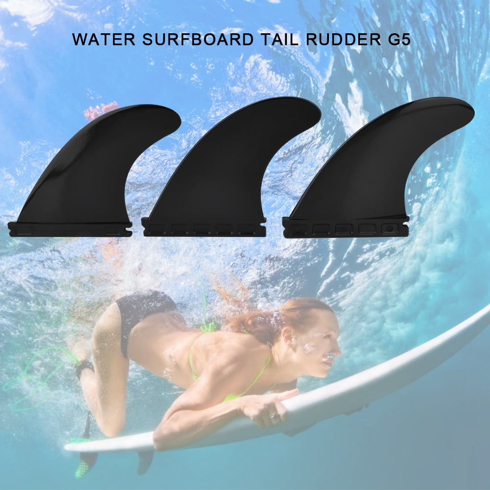Tri Fin Thruster Set Nylon Plastic Surfboard Fins FCS/ Future Fins Surfboard G5 