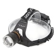 thumbnail image 4 of Linterna frontal recargable de alto brillo con zoom ajustable, ligera, impermeable, para pesca nocturna al aire libre., 4 of 14