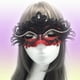 thumbnail image 4 of Máscara de disfraz Geek-M veneciana de metal con pedrería roja, 4 of 9