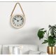 thumbnail image 3 of Lifestyle Morloge Murale（22cm）, Reloj de Hojalata, Reloj de Pared Decorativo, Nostalgia, Marítimo, Con Cordón, Gris, 3 of 5