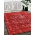 thumbnail image 2 of Ahgly Company Indoor Square Mid-Century Modern Red Oriental Area Rugs, 3' Square, 2 of 6