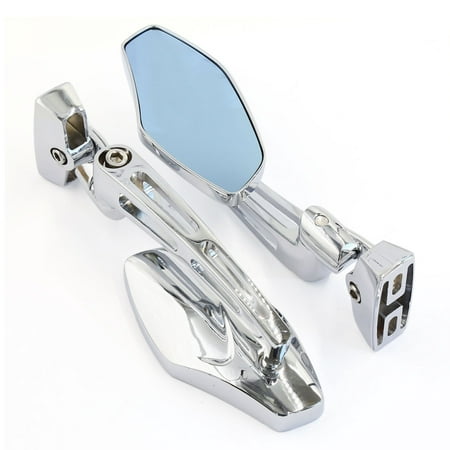 Chrome Motorcycle Sport Bike Rearview Mirrors For  CBR 600 F4i 900 1000