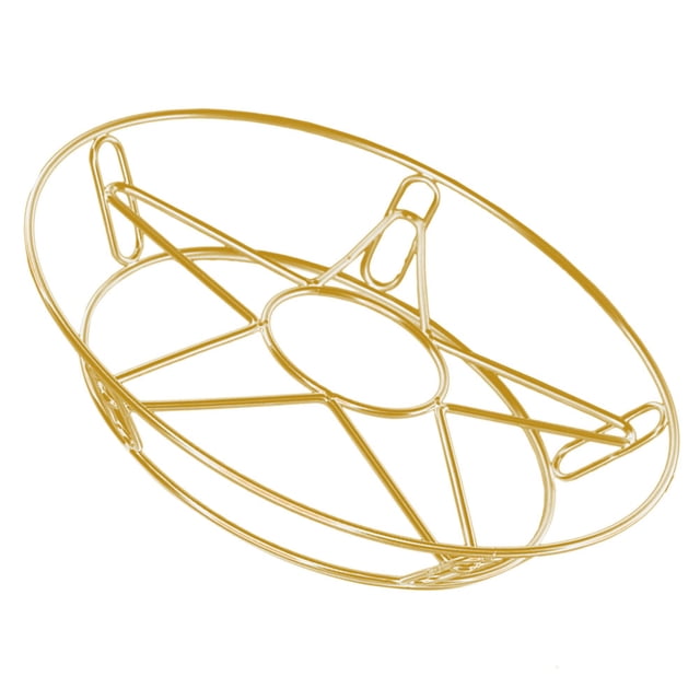 Minkissy Golden Round Cooling Rack for Pot and Steaming 1Pack 11.3x11.3x2.4in