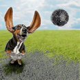 thumbnail image 2 of Mascota Perro Giggle Ball Treat Actividad de sonido Squeaky Chew Toy -yogu120mm, 2 of 3