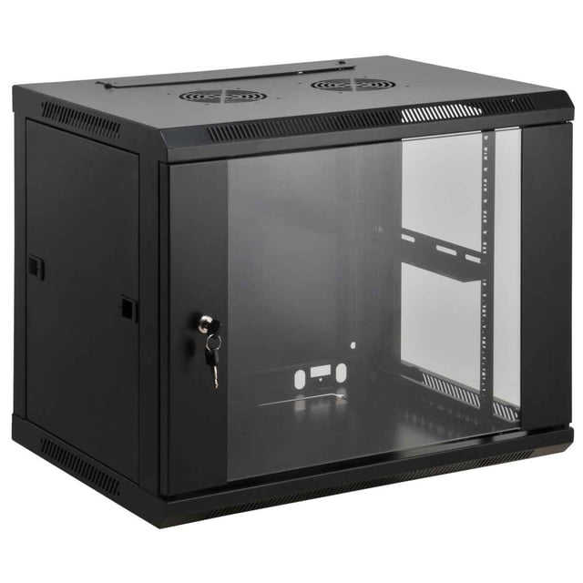 Gabinete Mural Intellinet Network Solutions 19' 9U ensamblado negro 60 kg