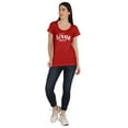 thumbnail image 5 of Inkmeso Scoop Neck Wine Not Funny Typographic Casual Cotton Tee Tops For Women, 5 of 9