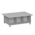 thumbnail image 1 of Table d'activités grise pour enfant avec 6 compartiments de rangement, 1 of 4