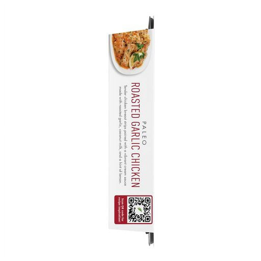 (4 pack) Kevin's Natural Foods Roasted Garlic Chicken, Full Size Refrigerated Entree, 16 oz