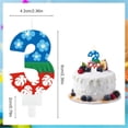 thumbnail image 2 of Tropical Cartoon Birthday Number Candle, Cartoon Flower Summer Blue and Red Candle Topper Fun & Colorful Cake Topper for Hawaiian Party Decorations Perfect for Kids‘ Birthday Cake (3), 2 of 7