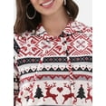 thumbnail image 3 of No Boundaries Plush Christmas Pullover Hoodie, Women's, 3 of 4