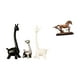 thumbnail image 1 of Figura De Jirafa Y Caballo De Cerámica Moderna, Obra De Arte Creativa, Centro De Mesa Para Escritorio, Oficina, Estantería, Dormitorio, Sala De Estar, Decoración Del Hogar., 1 of 8
