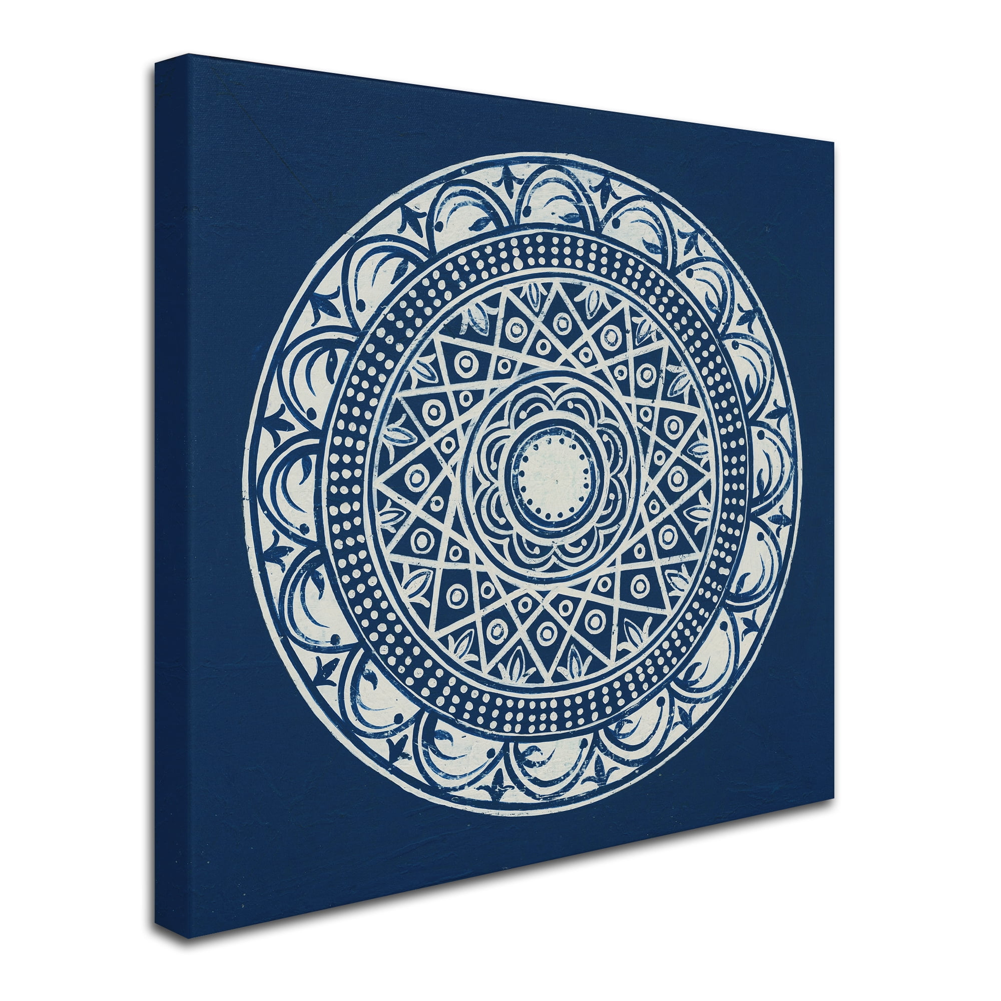 Trademark Fine Art 'Seville III Dark Blue FB' Canvas Art by Kathrine Lovell