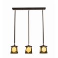 thumbnail image 6 of Meyda Tiffany 180749 Kirkpatrick 3 Light 7" Wide Multi Light Pendant - Copper, 6 of 7