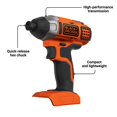 thumbnail image 2 of Destornillador de impacto inalámbrico BLACK+DECKER 20V MAX POWERCONNECT, 2 of 7