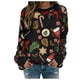 thumbnail image 2 of Pntutb Mujeres Casual Navidad Impresión Raglan Manga Larga Camisas Blusa tops Pntutb Pntutb-4873, 2 of 3