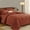 Light Rust, variant on Flymme Black Comforter Set with Sheets ,7 Pieces Bed in a Bag Queen Size,Comfortable Stitch Quilted Comforter Bedding Sets for Man Women Bedroom