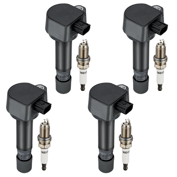 SPEEDWOW Ignition Coils UF582 and Iridium Spark Plug IZFR6K11S Compatible with Honda Civic l4 1.8L Set of 4