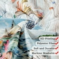 thumbnail image 5 of Nautical Shower Curtain, Summer Beach Sea Shower Curtain Set for Bathroom, Vintage Farmhouse Barn Wood Ocean Theme Seashell Conch Tropical Home Bath Bathtub Fabric Decor with Hooks,36*70IN, 5 of 7
