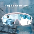 thumbnail image 3 of Safety goggles, anti-fog safety glasses with clear full lens, 3 of 4