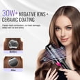 thumbnail image 2 of Vevor TYXJFRFSYTCT1JGYPV1 2.95 in. Ionic Hair Blow Dryer Brush & Styler with Oval Barrel, 2 of 12