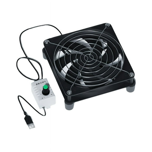 USB 5V Cooling Fan Strong Wind Power Fast 120mm for Router PC Cooler TV Box with Mesh Cover 1