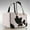 White, variant on JCLA FP-P-C Foxy Pom Canvas- Pink