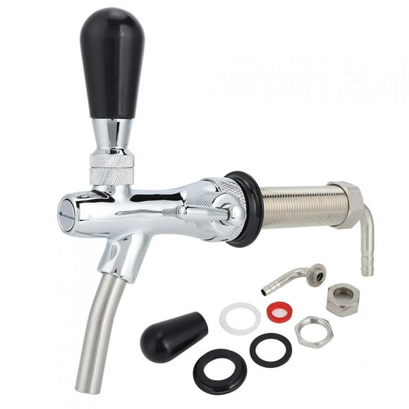 VIFERR Robinet de bière G5/8in Filetage à Longue Tige réglable Projet de bière Robinet Robinet Distributeur Outils de vin Accessoires de Brassage à Domicile