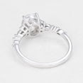 thumbnail image 4 of solitaire jewels 1.32CT Art Deco Oval Moissanite Engagement Ring For Women, 14K Yellow Gold, 4 of 5