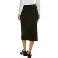 thumbnail image 2 of Proenza Schouler womens  White Label Pointelle Rib Knit Midi Skirt, xs, Black, 2 of 3