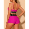 thumbnail image 3 of DARING DIVA 2 Pieces Contrast Color Bikini Sets Scoop Suit
 M Rose Red, 3 of 6