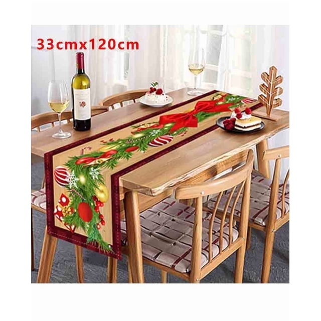 Nappe de Table pour Tables à Manger Intérieures et Extérieures 60 Po x 84 Po Décoration Festive de Vacances