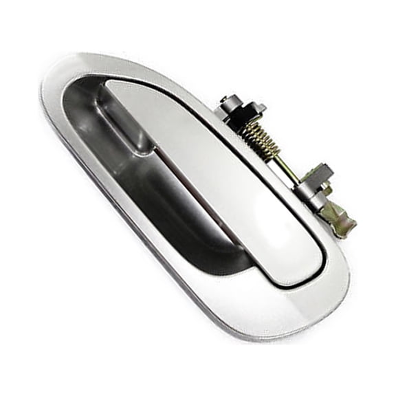 MotorKing Compatible with 98-02 Honda Accord NH623 Satin Silver Metallic Rear Left Driver Side Exterior Outside Door Handle 1998 1999 2000 2001 2002