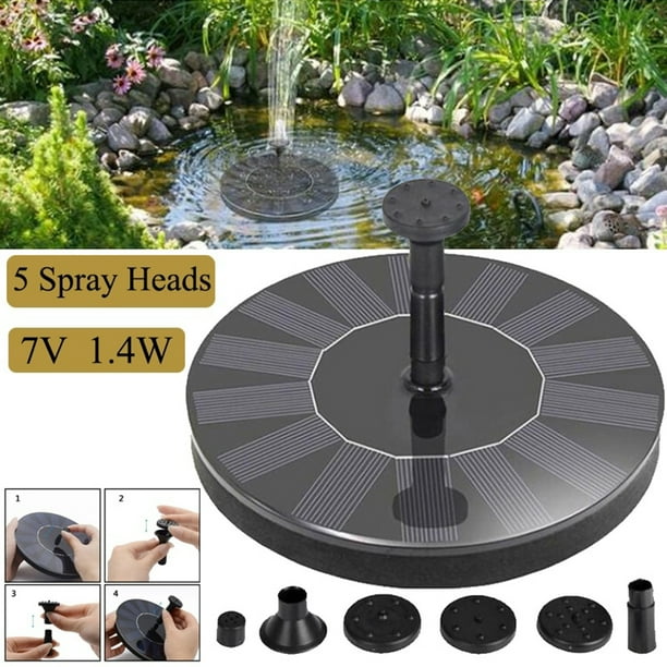 Solarpower Fountain Brushless Pump Plants Watering Kit with