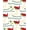 Red, Pattern 5, variant on ODIKA 4'x6' Machine Washable Non-Slip Area Rug, Elegant Poinsettia Blossom Arch Entryway Seasonal Greeting High Traffic Rug, Red, 617809