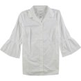thumbnail image 1 of Charter Club - Camisa bordada con botones para mujer, color blanco, 4, 1 of 1