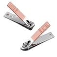 thumbnail image 5 of Juego de manicura, kit de pedicura profesional de acero inoxidable 8 en 1, kit de cuidado de tijeras para uñas con estuche de viaje de cuero rosa rosa, 5 of 5