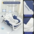 Collapsible Baby Bathtub for Infants to Toddler, Portable Travel Bathtub Multifunctional Bathtub