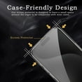 thumbnail image 7 of 3 Pack for iPhone 15 Pro Max Privacy Screen Protector, 9H Anti Spy Dark Tempered Glass Screen Protector for iPhone 15 Pro Max, Easy Installation, Bubble Free, 7 of 7