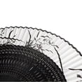 thumbnail image 3 of Silk Black Leques Japoneses Ladies Bambú Plegable Mano Fans Personalizada Fan de la decoración de la Boda Vieja, 3 of 7