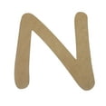 thumbnail image 1 of Wooden Letter Unfinished, Comic Book Font, Craft Cutout, 1 of 2